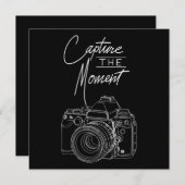 Fotografie fotograaf voor fotografie van het momen feestdagenkaart (Voorkant / Achterkant)