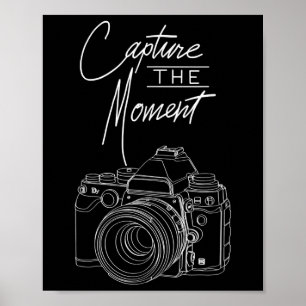 Fotografie fotograaf voor fotografie van het momen poster