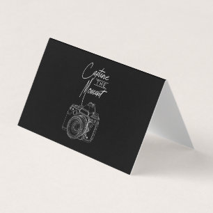 Fotografie fotograaf voor fotografie van het momen visitekaartje