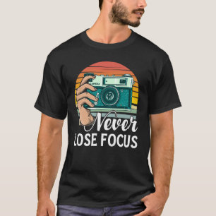 Fotografie fotograaf zonder focus te verliezen t-shirt