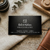Fotografie Fotografie Camera Simple Matte Black Visitekaartje Magneet