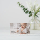 Fotografie Fotokaarten Fotografen Visitekaartje (Staand voorkant)