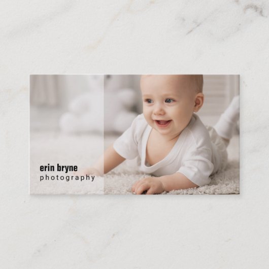 Fotografie Fotokaarten Fotografen Visitekaartje (Voorkant)