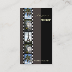 Fotografie-foto's sjabloon/diy-lettertypen visitekaartje