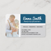 Fotografie Foto's voegen uw eigen Logo toe Visitekaartje (Voorkant)