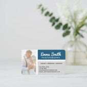 Fotografie Foto's voegen uw eigen Logo toe Visitekaartje (Staand voorkant)