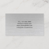 Fotografie Gouden Camera Shutter Logo Professional Visitekaartje (Achterkant)