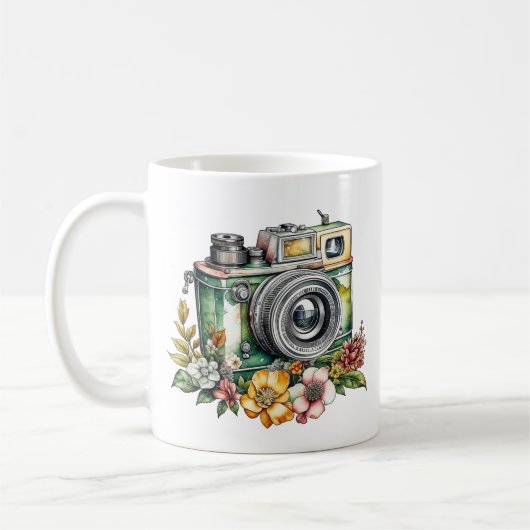 Fotografie Grafiek en Quote |  camera Koffiemok (Links)