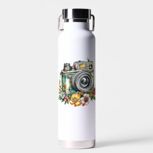 Fotografie Grafiek en Quote    camera Waterfles