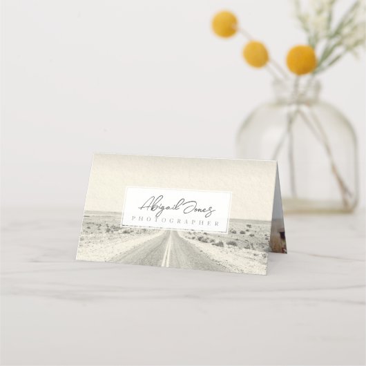 Fotografie Grafisch Designer Media Business Afsprakenkaart (Voorkant)