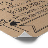 Fotografie hashtag Weddenschap Poster (Hoek)