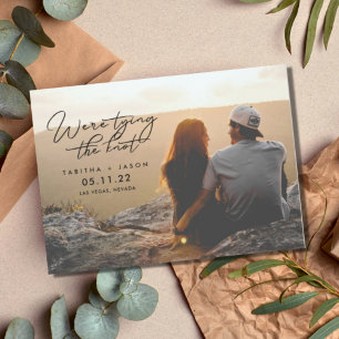 Fotografie Huwelijkssluiting Save the Dates Aankondigingskaart
