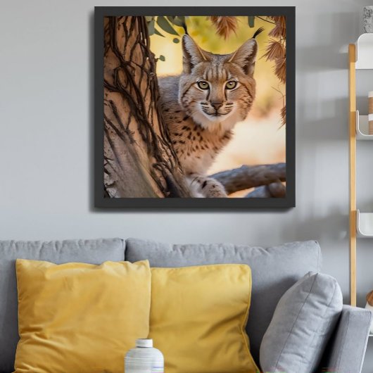 Fotografie in het wild Closeup of Bobcat Poster