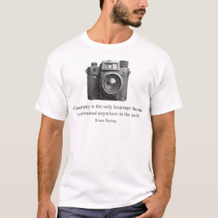 Fotografie is de enige taal T-shirt