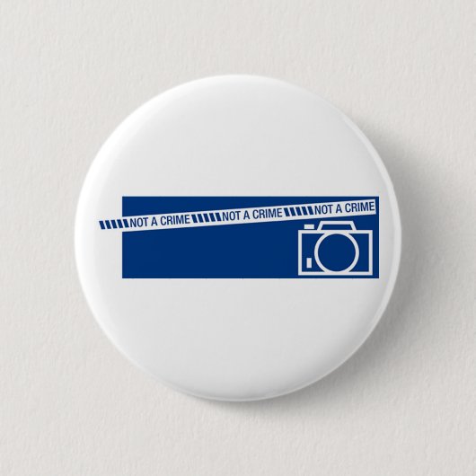 Fotografie is geen misdaad ronde button 5,7 cm (Voorkant)