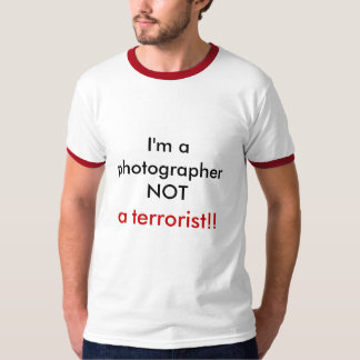Fotografie is geen misdrijf (shirt Ringer) T-shirt