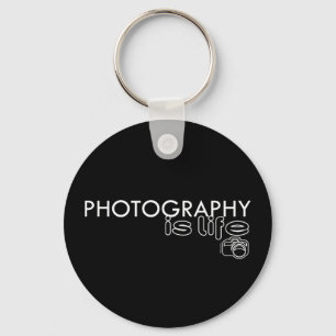 Fotografie is leven sleutelhanger
