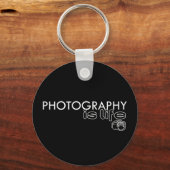 Fotografie is leven sleutelhanger (Voorkant)