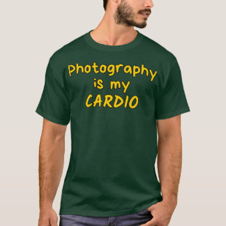 Fotografie is mijn cardio Een leuk cadeau voor T-shirt