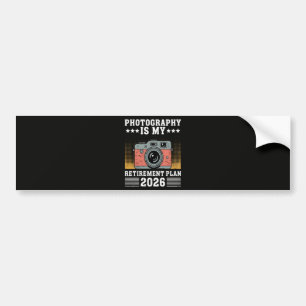 Fotografie Is Mijn Pensioenplan 2026 Bumpersticker