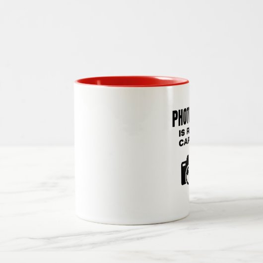 Fotografie is realiteit vastgelegd - misschien tweekleurige koffiemok (Center)