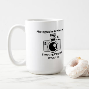 Fotografie is wie ik ben op een koffiemok