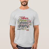 Fotografie Jargon Tekstcollage T-shirt (Voorkant)