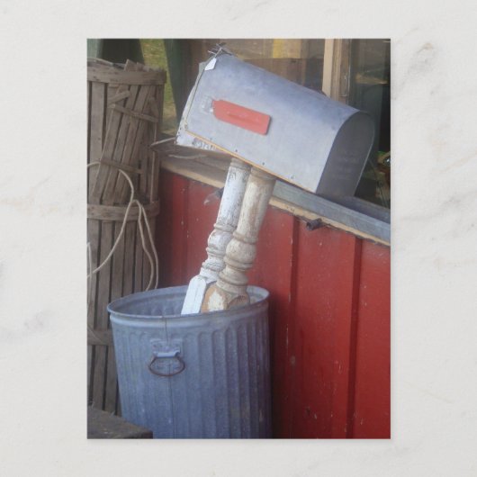 Fotografie "Junk Mail" Briefkaart (Voorkant)