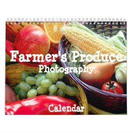 Fotografie-kalender van de landbouwer kalender