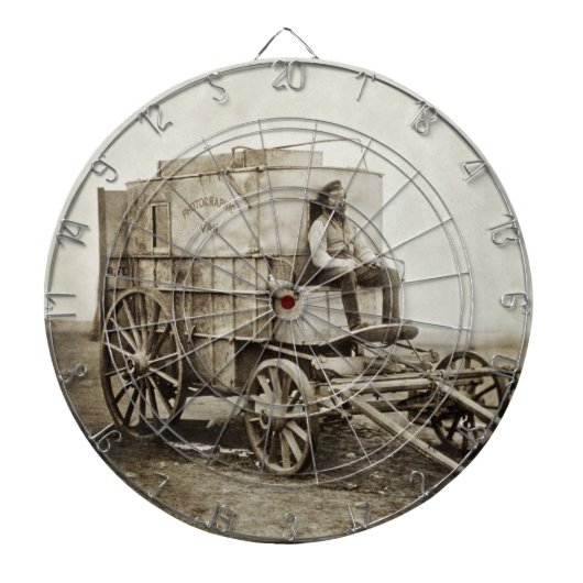 Fotografie Kar van Roger Fenton Fotorealisme Dartbord (Voorkant)