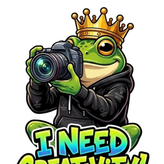 Fotografie Kikkervorst - Ik heb creativiteit nodig T-shirt