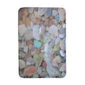 Fotografie kleurrijke rots en geem-Collectie Badmat (Voorkant Verticaal)