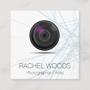 Fotografie Kunstenaar Ontwerper Camerlens Vierkante Visitekaartje