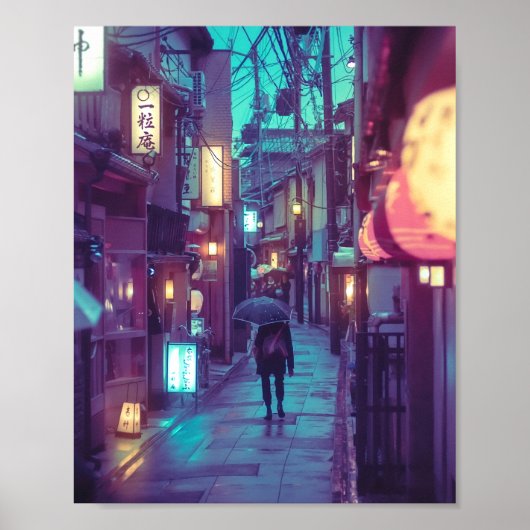 Fotografie Kyoto Ponto Cho Poster (Voorkant)