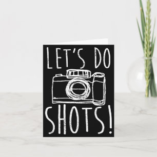 Fotografie Laten we foto's maken Grappige camera f Kaart