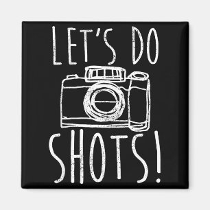 Fotografie Laten we foto's maken Grappige camera F Magneet