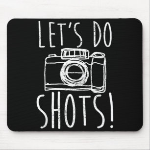 Fotografie Laten we foto's maken Grappige camera F Muismat