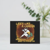Fotografie - Leven als een camera fotograaf Briefkaart (Staand voorkant)