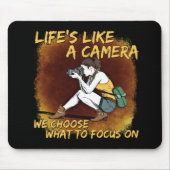 Fotografie - Leven als een camera fotograaf Muismat (Voorkant)