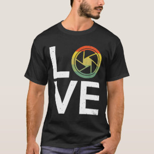 Fotografie Liefdescamera voor fotografen MM T-shirt