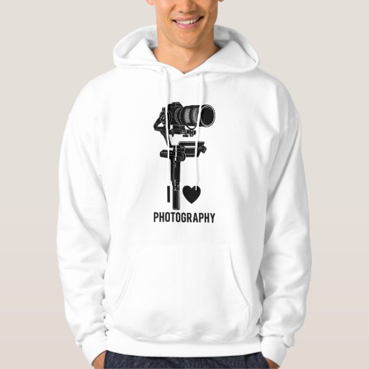 Fotografie Liefhebber Camera Kunst Pullover Hoodie (Voorkant)