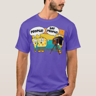 Fotografie Liefhebber kaas zeggen mensen grappige T-shirt