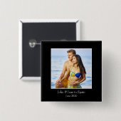 Fotografie-Lijst, aangepaste foto - aangepast Vierkante Button 5,1 Cm (Voorkant /achterkant)