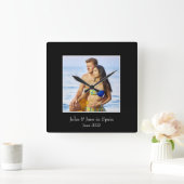 Fotografie-Lijst, aangepaste foto - aangepast Vierkante Klok (Huis)