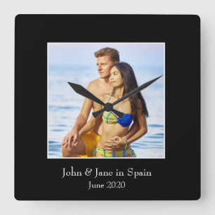 Fotografie-Lijst, aangepaste foto - aangepast Vierkante Klok