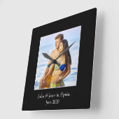 Fotografie-Lijst, aangepaste foto - aangepast Vierkante Klok (Hoek)