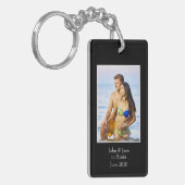 Fotografie-Lijst, aangepaste foto - op maat gemaak Sleutelhanger (Voorkant Links)