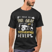 Fotografie Lover Gift Tee Shirt Grappige Camera Fo (Voorkant)
