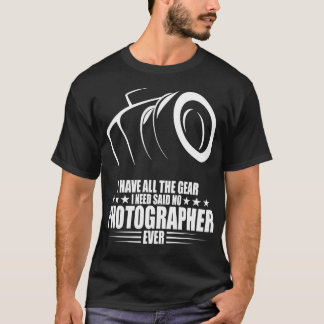 Fotografie Lover Shirt Camera