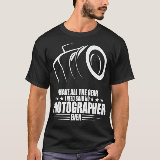 Fotografie Lover Shirt Camera (Voorkant)